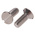 RS PRO Slot Countersunk A4 316 Stainless Steel Machine Screws DIN 963, M3x8mm