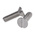 RS PRO Slot Countersunk A4 316 Stainless Steel Machine Screws DIN 963, M3x10mm