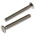 RS PRO Slot Countersunk A4 316 Stainless Steel Machine Screw DIN 963, M4x30mm