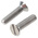 RS PRO Slot Countersunk A2 304 Stainless Steel Machine Screws DIN 963, M5x20mm