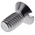 RS PRO Slot Countersunk A2 304 Stainless Steel Machine Screws DIN 963, M6x12mm