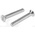 RS PRO Slot Countersunk Steel Machine Screws DIN 963, M6x40mm