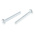 RS PRO Slot Pan Steel Machine Screws DIN 85, M6x40mm