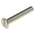 RS PRO Slot Countersunk A4 316 Stainless Steel Machine Screws DIN 963, M5x30mm