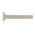 RS PRO Slot Countersunk Nylon Machine Screws DIN 963, M2.5x16mm