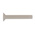 RS PRO Slot Countersunk Nylon Machine Screw DIN 963, M3x20mm