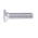 RS PRO Pozidriv Countersunk A2 304 Stainless Steel Machine Screw DIN 965, M3x12mmx0.472in