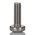RS PRO Cross Pan A4 316 Stainless Steel Machine Screw DIN 7985, M5x12mmx0.472in