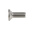 RS PRO Cross Countersunk A4/50 Stainless Steel Machine Screw DIN 965, M3x8mmx0.314in