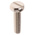 RS PRO Slot Pan Brass Machine Screws DIN 85, M5x20mm