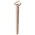 RS PRO Slot Pan Brass Machine Screw DIN 85, M5x50mm