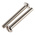 RS PRO Slot Pan Brass Machine Screw DIN 85, M6x50mm