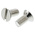 RS PRO Slot Countersunk Brass Machine Screws DIN 963, M6x12mm