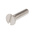 RS PRO Slot Countersunk Brass Machine Screw DIN 963, M6x25mm