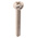 RS PRO Pozidriv Pan Brass Machine Screws DIN 7985, M3x20mm