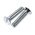 RS PRO Slot Countersunk Steel Machine Screws DIN 963, M6x25mm