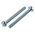 RS PRO Slot  Cheese Head Steel Machine Screws DIN 84, M3x25mm
