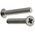 RS PRO Pozidriv Countersunk A2 304 Stainless Steel Machine Screws DIN 965Z, M5x30mm