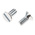 RS PRO Slot Countersunk Steel Machine Screws DIN 963, M5x10mm