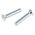 RS PRO Slot Countersunk Steel Machine Screws DIN 963, M6x30mm