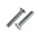 RS PRO Slot Countersunk Steel Machine Screws DIN 963, M8x40mm