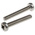 RS PRO Pozidriv Pan A2 304 Stainless Steel Machine Screws DIN 7985, M6x40mm