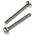 RS PRO Slot Pan A2 304 Stainless Steel Machine Screws DIN 85, M2.5x20mm