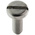 RS PRO Slot Pan A2 304 Stainless Steel Machine Screws DIN 85, M5x10mm