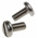 RS PRO Slot Pan A2 304 Stainless Steel Machine Screws DIN 85, M5x10mm