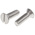 RS PRO Slot Countersunk A2 304 Stainless Steel Machine Screws DIN 963, M8x25mm