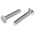 RS PRO Slot Countersunk A2 304 Stainless Steel Machine Screws DIN 963, M8x40mm