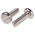 RS PRO Slot Pan A4 316 Stainless Steel Machine Screws DIN 85, M8x25mm