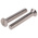 RS PRO Slot Countersunk A4 316 Stainless Steel Machine Screws DIN 963, M5x35mm