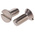 RS PRO Slot Countersunk A4 316 Stainless Steel Machine Screws DIN 963, M8x20mm
