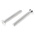 RS PRO Slot Countersunk A4 316 Stainless Steel Machine Screws DIN 963, M8x50mm