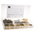 RS PRO Brass, Steel 1250 Piece Slot Drive Screw/Bolt, Nut & Washer Kit