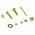 RS PRO Brass 2061 Piece Slot Drive Screw/Bolt, Nut & Washer Kit