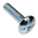 Bright Zinc Plated Steel Roofing Bolt, M6 x 25mm