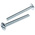 Bright Zinc Plated Steel Roofing Bolt, M8 x 80mm