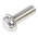 System Zero Zinc Plated Flange Button Steel Tamper Proof Security Screw, M4 x 12mm