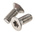 RS PRO Plain Countersunk Stainless Steel Tamper Proof Security Screw, M5 x 12mm