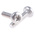 RS PRO Plain Pan Stainless Steel Torx Screw, M3