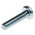 RS PRO Bright Zinc Plated Pan Steel Tamper Proof Security Screw, M5 x 20mm