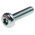 RS PRO Bright Zinc Plated Pan Steel Tamper Proof Security Screw, M5 x 20mm