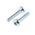 RS PRO Bright Zinc Plated Pan Steel Tamper Proof Security Screw, M5 x 25mm