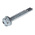 RS PRO Bright Zinc Plated Steel Self Drilling Screw M4.2 x 1in Long x 25mm Long