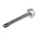 RS PRO Bright Zinc Plated Steel Self Drilling Screw M4.2 x 1in Long x 25mm Long