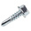 RS PRO Bright Zinc Plated Steel Self Drilling Screw M5.5 x 19mm Long
