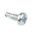 RS PRO Bright Zinc Plated Steel Self Drilling Screw No. 6 x 3/8in Long x 9.5mm Long