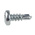 RS PRO Bright Zinc Plated Steel Self Drilling Screw No. 6 x 3/8in Long x 9.5mm Long